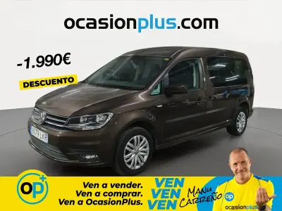 Usado VW Caddy Trendline 102 CV (75 kW) 2020 Marrón Monovolumen