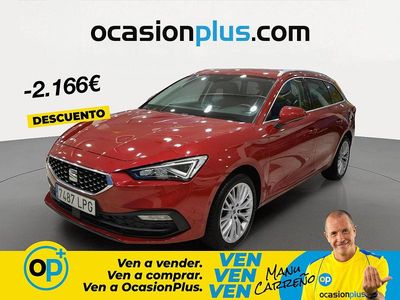 Usado Seat Leon XCELLENCE 150 CV (110 kW) 2021 Rojo Familiar