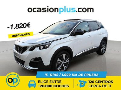 Blanco Usado 2017 Peugeot 3008 GT-line SUV | 14.630 € (Precio justo)