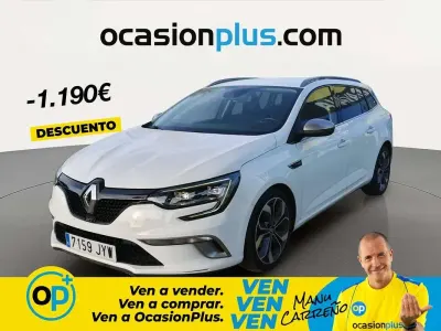 Usado Renault Mégane GT Line GT-Line 132 CV (97 kW) 2017 Blanco Familiar