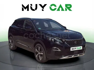 Usado Peugeot 3008 GT-line 130 CV (95 kW) 2019 Negro SUV