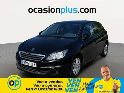 Usado Peugeot 308 Style 120 CV (88 kW) 2016 Negro Utilitario