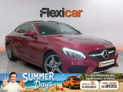 Usado Mercedes C220 170 CV (125 kW) 2016 Rojo Coupe
