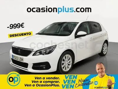 Usado Peugeot 308 Style 100 CV (73 kW) 2019 Blanco Berlina