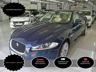 Azul Usado 2013 Jaguar XF Luxury Berlina | 14.900 € (Un poco caro)