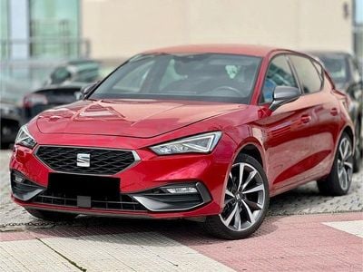 Usado Seat Leon FR 130 CV (95 kW) 2022 Granate Berlina