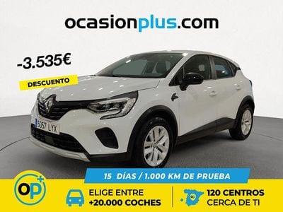 Blanco Usado 2022 Renault Captur Intens SUV | 15.790 € (Precio justo)