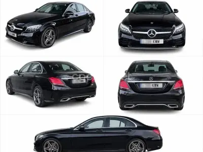 Usado Mercedes C200 136 CV (100 kW) 2019 Negro Berlina