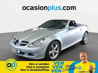 Usado Mercedes SLK200 163 CV (119 kW) 2005 Gris Descapotable