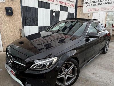 Usado Mercedes C200 160 CV (117 kW) 2019 Negro Berlina