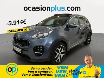 Usado Kia Sportage GT-Line 177 CV (130 kW) 2017 Azul SUV