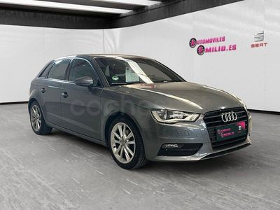 Usado Audi A3 150 CV (110 kW) 2014 Gris / plata Berlina
