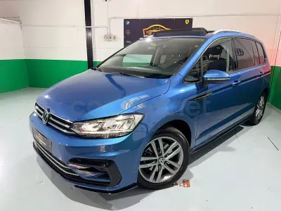 Usado VW Touran Sportline 150 CV (110 kW) 2022 Azul Monovolumen