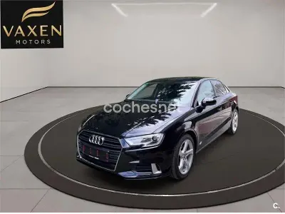 Usado Audi A3 116 CV (85 kW) 2020 Negro Berlina