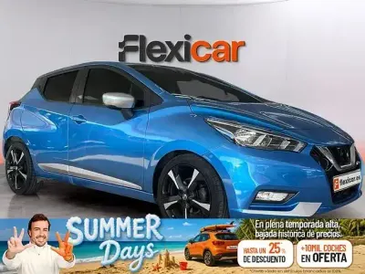 Usado Nissan Micra S 90 CV (66 kW) 2017 Azul Utilitario