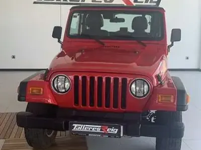 Usado Jeep Wrangler 177 CV (130 kW) 2002 Rojo SUV