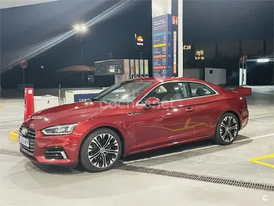 Usado Audi A5 190 CV (139 kW) 2019 Granate Coupe