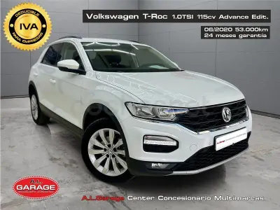 Usado VW T-Roc Advance 115 CV (84 kW) 2020 Blanco SUV