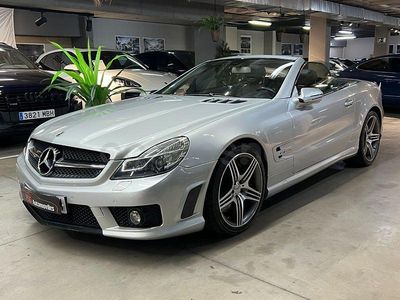 Usado Mercedes SL63 AMG AMG 525 CV (386 kW) 2008 Gris / plata Descapotable