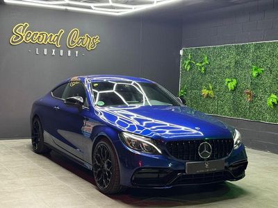 Usado Mercedes C220 170 CV (125 kW) 2018 Azul Coupe