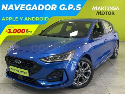 Usado Ford Focus ST-Line 125 CV (91 kW) 2023 Azul Berlina