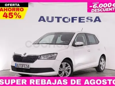 Usado Skoda Fabia Ambition 95 CV (69 kW) 2021 Blanco Utilitario