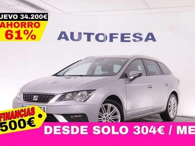 Usado Seat Leon ST 131 CV (96 kW) 2020 Gris Familiar