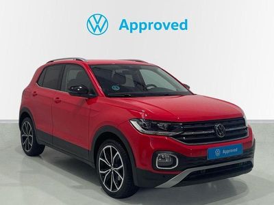Rojo Usado 2021 VW T-Cross Sportline SUV | 21.500 € (Precio justo)