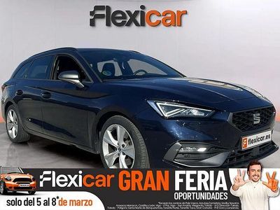 Usado Seat Leon FR 150 CV (110 kW) 2021 Negro Berlina