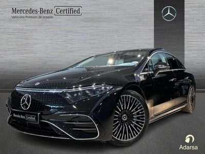Usado Mercedes EQS580 384 kW (523 CV) 2021 Negro Berlina