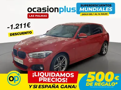 Usado BMW 116 116 CV (85 kW) 2018 Rojo Utilitario
