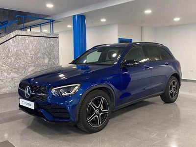 Azul Usado 2020 Mercedes GLC220 SUV | 32.990 € (Buen precio)