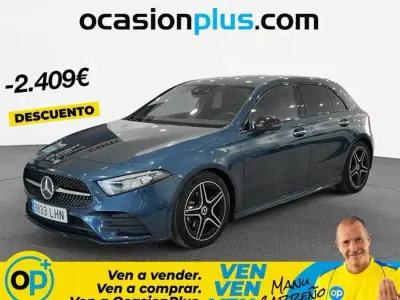 Usado Mercedes A200 AMG 150 CV (110 kW) 2020 Azul Utilitario