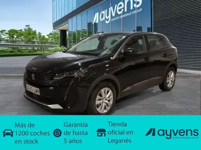 Usado Peugeot 3008 Active 131 CV (96 kW) 2021 Negro SUV