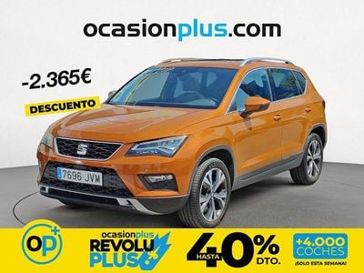 Usado Seat Ateca 4Drive 190 CV (139 kW) 2016 Naranja SUV