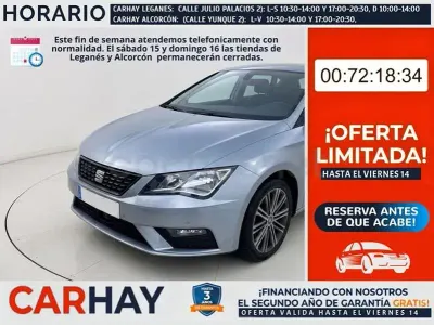 Usado Seat Leon XCELLENCE 130 CV (95 kW) 2020 Gris / plata Berlina