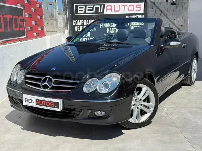 Usado Mercedes CLK200 Avantgarde 184 CV (135 kW) 2008 Negro Descapotable