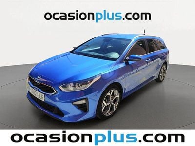 Usado Kia Ceed 136 CV (100 kW) 2020 Azul Utilitario