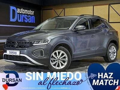 Usado VW T-Roc Life 116 CV (85 kW) 2022 Gris SUV