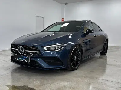 Usado Mercedes CLA200 150 CV (110 kW) 2021 Azul Coupe