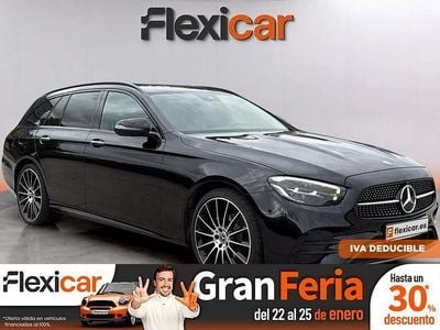 Negro Usado 2021 Mercedes E220 Familiar | 33.190 € (Precio justo)
