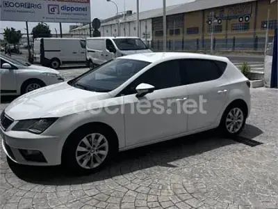 Usado Seat Leon Reference 115 CV (84 kW) 2017 Blanco Berlina