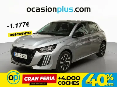 Usado Peugeot 208 Active 100 CV (73 kW) 2024 Gris Utilitario