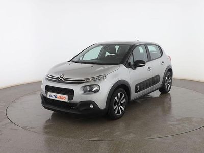 Usado Citroën C3 Feel 82 CV (60 kW) 2018 Plata Utilitario