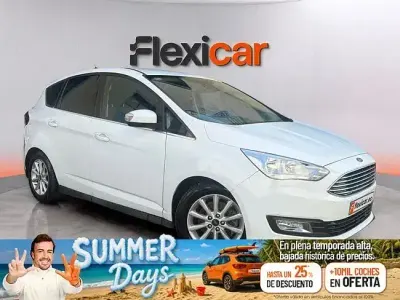 Usado Ford C-MAX Titanium 120 CV (88 kW) 2019 Blanco Monovolumen