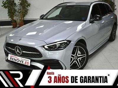 Gris / plata Usado 2023 Mercedes C300e Familiar | 41.900 € (Precio justo)