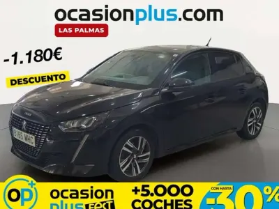 Usado Peugeot 208 Allure 102 CV (75 kW) 2023 Negro Utilitario