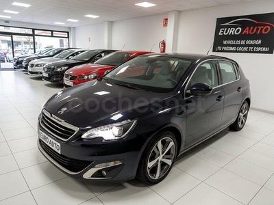 Usado Peugeot 308 Allure 115 CV (84 kW) 2015 Azul Berlina