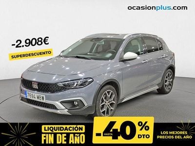 Gris Usado 2022 Fiat Tipo Cross Familiar | 14.490 € (Precio justo)