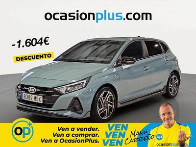 Usado Hyundai i20 N Line 79 CV (58 kW) 2024 Verde Utilitario